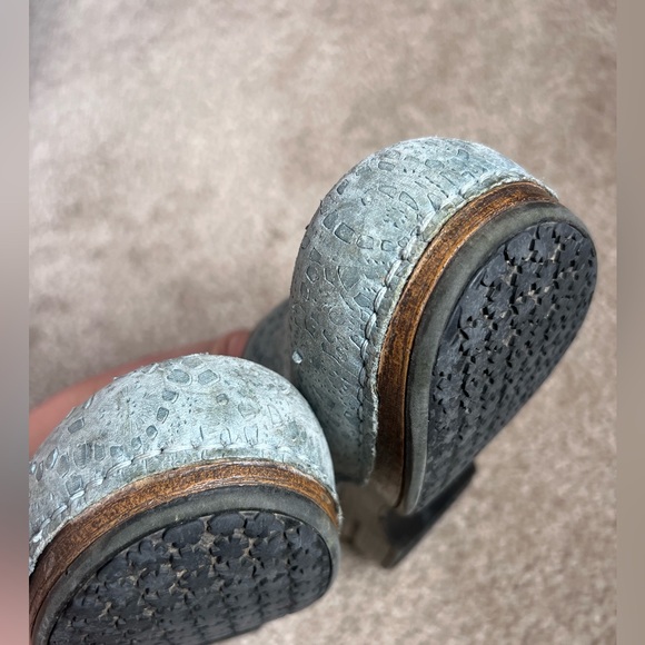 dansko XP clog blue lace chambray pattern size 41 - Picture 4 of 12